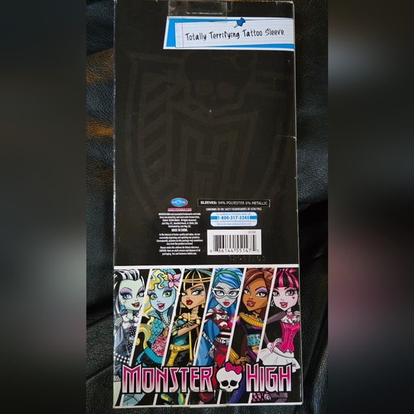 Monster High tattoo sleeves NEW in box - Picture 3 of 5